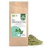 Birkenblättertee BIO 500g von Alpi Nature, Loser Birkentee, bio Birkenblätter getrocknet und geschnitten zur Zubereitung von Birken Tee, Birkenblätter Tee und Kräutertee