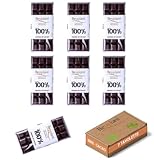 Beppiani 100% Kakaomasse, handgemachte Schokolade, vegan, zuckerfrei, reich an Antioxidantien, für ausgewogene Ernährung - Made in Italy Set (7 Tabellen. Classica)