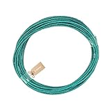 Vama Zündschnur für Feuerwerk & Feuerwerkskörper, langsam brennend – 5m Rolle grüne Visco Anzündlitze 2,0 mm, 80 Sek./Meter – Knallschnur für Anzünder & Fernzünder