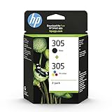 HP 305 (6ZD17AE) Original Druckerpatrone,1xSchwarz,1xFarbe...