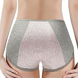 Menstruationsunterwäsche Damen Baumwolle Antibakteriell Shorts Mittlere Taille Unterwäsche Anti-Auslauf Hygienehose Menstruation Sicherheitshose Große Größe Periodenunterwäsche