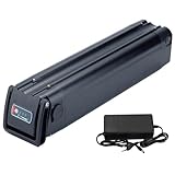 E-Bike Akku Ersatzakku für TELEFUNKEN Multitalent für ZÜNDAPP Z510, Z517, für Green 2.7, für Green 3.7 u.v.m. Mit Ladegerät 36V 12Ah Li-ion (36V12Ah 39.5cm)