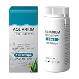 Aquarium-Wasser-Test-Set, 100 Stück Süßwasser-Teststreifen, hohe Genauigkeit, Teststreifenwerkzeug, hochwertiger Wassertester für Schildkröten-Aquarien und Fischtaink-Pflege
