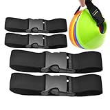 ETUCYNG Gurt für Fußballkegel, Schnellentriegelungsgeschirr, tragbar, wiederverwendbar, Sportkegel für Outdoor, Alltag, Training, Fußball, Workout