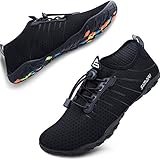 SIMARI Damen Herren Sport Wasser Schuhe Schnell Trocken Barfuß für Schwimmen Tauchen Surfen Aqua Pool Strand Wandern Yoga WP001, 42 EU, Black