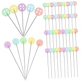 Alipis 200 Stück Teiliges Langlebiges Stecknadel Kunststoff und Eisen Praktische Patchwork nähnadeln für Handarbeiten Ergonomisch Geformt zum Fixieren von Stoffen Beim Nähen