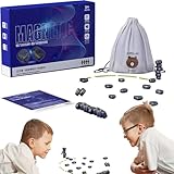 Baicai Magnetisches Schachspiel,Magnetic Schachspiel,Magnet Spiel,Magnetisches Kinderschachspielzeug,Schach-Brettspiel Mit Magnetischer Wirkung, Kinder & Erwachsene