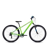 S’COOL Xroc pro Mountainbike 20, 24,26 Zoll, 7-Gang Kettenschaltung, Alu-Hardtail, für Schule & Gelände, Kinder 6–12 J., Farbe: Neon Green/Ocean (Neon Green/Ocean, 26 Zoll)