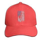 Meius Lineman Amerikanische Flagge Snapback Sandwich Cap Black Baseball Cap Hats Verstellbare Schirmmütze Trucker Cap, mehrfarbig, Einheitsgröße