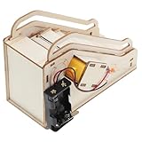 Milisten Elektrisches Mini Aufzugsmodell Bausatz DIY Wissenschaftsspielzeug für Realistischer Treppenlift Nachbau Fördert Logisches und Räumliche Vorstellungskraft