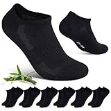 Cirorld Bambus Sneaker Socken Damen Herren 39-42 43-46,6 Paar Atmungsaktive Kurze Socken, Antibakteriell und Geruchshemmend Sportsocken,Feuchtigkeitsaufnahme und Abgabe Laufsocken