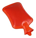 Kopp Verlag Wärmflasche 3 Liter - 100% Gummi robuste Material - Premium-Qualität - Alltagsprodukt - mit Haltelasche - Wohlbefinden