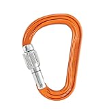 PETZL - Screw-Lock Karabiner ATTACHE - Unisex, Orange, Einheitsgröße