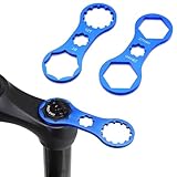 2pcs Fahrrad Vordergabel Reparatur Werkzeug, Federgabel Schlüssel, Fahrrad Vordergabel Reparatur Werkzeug Aluminiumlegierung, für SR Suntour XCR/XCM/XCT/RST