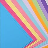 100x Blatt - Pastellpapier 250 g/m² - mit 10x verschiedene Mint Farben - Papier zum Basteln & gestalten - Bastelpapier & Tonkarton & Buntpapier für Karten-Bastelsets