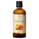 Calendulaöl 100ml - Calendula Officinalis - Rein und Natürlich - Ringelblumen Öl für Gesicht - Haare- Haut - Nägel - Hände - für Schönheit - Massage - Wellness - Kosmetik - Körperpflege