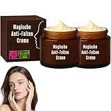 Luxevéria Anti-Falten-Creme, Strafft Und Festigt Die Haut, für das Gesicht, reduziert Trockenheitsfältchen und feine Linien für Alle Haut, Spendet Intensive Feuchtigkeit, 2pcs