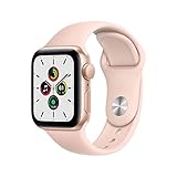 Apple Watch SE (GPS, 40MM) - Aluminiumgehäuse Gold mit Rosé Sportarmband (Generalüberholt)