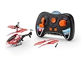 Revell 23841 Mini RC Helikopter mit Fernbedienung TOXI, 3-Kanal IR-Fernsteuerung, Indoor-Flugmodell, Akku, Gyro, einfach zu fliegen Hubschrauber ferngesteuert für Kinder und Einsteiger, Rot