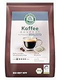 LEBENSBAUM Kaffeepads, Kaffee Gourmet entkoffeiniert, Bio Kaffee aus Arabica-Bohnen, Intensität 1/5, naturmilder harmonischer Genuss, 18 Pads