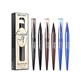 Eyeliner Schwarz Pen Gel Blue Waterproofs Fast Antis Colored Shiny Eyeliner Eyeliner/Drying Makeup Black Stain Brown 2ml Eyeliner Eyeliner Flüssig (Black, One Size)