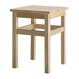 IKEA ODDVAR Holz Hocker stapelbar