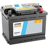 EXIDE Autobatterie 62Ah 540A EB620 EXCELL B13 L2 Starterbatterie