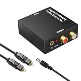 Dac Wandler Konverter Digital Zu Analog Audio Usb Converter Hifi Zen Toslink Zu Analog Stereo Mit Optischem Kabel Pcm/lpcm R/L 3.5mm Jack Für Rme Adi Mqa Smsl Amp Ps3 Ps4 Xbox HDTV Apple Tv