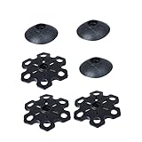 JUMPLAWN 6pcs Spazierstock Schnee-wanderstöcke Krücke Ende...