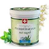 Pferdebalsam mit Hanf - Kühlende Wirkung für Muskeln & Gelenke - Schmerzgel mit natürlichen Extrakten - Ideal für Sportler - Alltäglicher Gebrauch - Natürliches schmerzlinderndes Gel - 500 ml