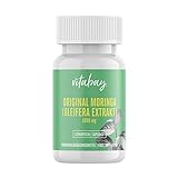 Vitabay Original Moringa Oleifera • 5000 mg PRO Kapsel • 120 Kapseln • Naturbelassen • Hochdosiert • Einmaliges Spektrum an natürlichen Nährstoffen • XXL-Packung