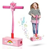 Toyzey Spielzeug für Draußen —— Pogo Jumper Spiele ab 3-12 Jahre (Einhorn rosa)