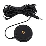 3,5 mm Audio-Kalibrierungs-Messmikrofon, Lautsprecher-Pegel-Tuning für Desktop-Computer und Konferenzsysteme, Schwarz