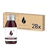 Bergblut Bio Rote Beete Shot Box – 28 x 60 ml Beetensaft Bio | Fruchtiger Rote Beete Shot mit Orange & Grapefruit | Vegan & ohne Zuckerzusatz