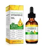 VYIBPDY Vitamin e öl 100% reines für Haut, Gesicht, Haare, Körper - Natürliches Antioxidans Gegen Trockenheit, Falten, Narben und Dehnungsstreifen