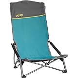 Uquip Strandstuhl Sandy XL Campingstuhl Faltstuhl Klappstuhl Stahl Faltbar 120kg Blue/grey