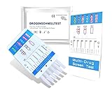 2x Drogentest Multi 7 ZEPTER® | Bestimmung von 6 Drogenarten gleichzeitig | THC, COC, AMP, MOP, MDMA & BZO