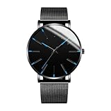 Herren-Armbanduhr, lässig, modisch, luxuriös, klassisch, attraktiv, lässig, mit Band, Business, Freizeit, minimalistisch, klassisch, für den Vater