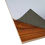 DecoHomeTextil Heimtextilmanufaktur Tischpolster Tischschoner Schutzbelag Größe und Farbe wählbar Eckig 100 x 220 cm Grau Tischschutz Molton Auflage Schoner Unterlage