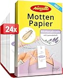Aeroxon Mottenschutz Kleiderschrank 24 Mottenpapier -...