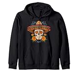 Totenkopf Sombrero Kapuzenjacke