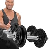 Miweba Sports Kurzhanteln MKH110 2er Set | 20kg - 𝐏𝐫𝐨𝐟𝐢 Hantelset - 2 Hanteln für Frauen und Männer - Gusseisen Kurzhantelset - Hantel Set - Kurzhantel - Griff ergonomisch - Gewichte (2er Set)