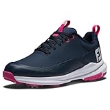 FootJoy Damen Tour Rival Golfschuh, schwarz/weiß, 41 EU Weit