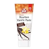 RUF Bourbon Vanille-Paste, echte Bourbon-Vanille aus der Tube, für Kuchen, Torten und Desserts, 1 TL = Aroma 1 Vanille-Schote, glutenfrei, vegan, 75g