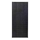 enjoy solar® Monokristallines Solarmodul 200W 12V, Solarpanel mit PERC 9BB schwarzes Rahmen Version (Full Black), ideal für Wohnmobil, Balkonanlage, Gartenhäuse, Boot