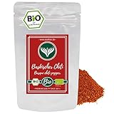 Azafran BIO Baskischer Chili aus Frankreich | Chili Pulver aus dem Baskenland | Baskischer Chili gemahlen 100g