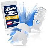 NEUFELD® Gardinenstopper Set [16 teilig] - Gardinenfeststeller in Standardgröße - Gardinen Feststeller für Schienen - Gardinenleiste Stopper