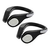 HONITANO 2 Stück Leuchtende Schuhclip Lichter rutschfest Sicherheitswarnlicht für Jogger Radfahrer und Outdoor Sport bei Nacht Wiederaufladbar Vielseitig für Schuhe und Zubehör