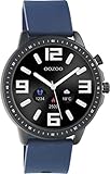 Oozoo - Smartwatch Unisex inkl. Silikonband 45mm | Blutdruck- und Blutsauerstoffmonitor | Fitnesstracker mit Herzfrequenzmesser | Wählbare Zifferblätter | Schlaftracker