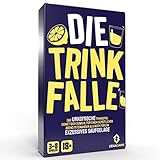 ZENAGAME Die Trinkfalle, Trinkspiel Trinkspiele für Erwachsene - 300 Verschiedene (und Immer lustige) Karten - Kartenspiele für Erwachsene, Drinking Game und Partyspiele für Erwachsene